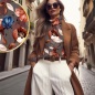 Preview: Wochenend-Aktion: Vintage Flowers First Love Kollektion - Eigenproduktion von Graustufen-Stoffe